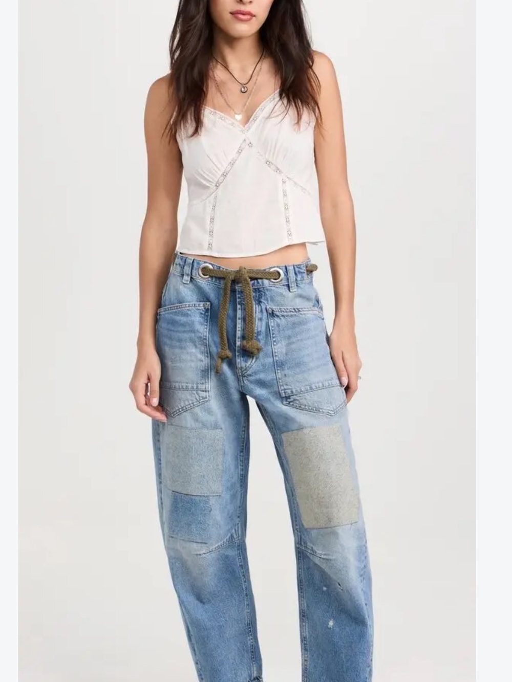 Free People Moxie Barrel Jeans - Picture 2 of 10